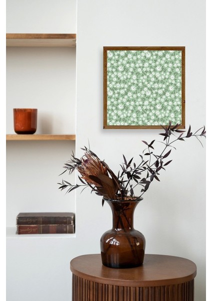 Çiçekler Ahşap Çerçeveli Tablo modelleri