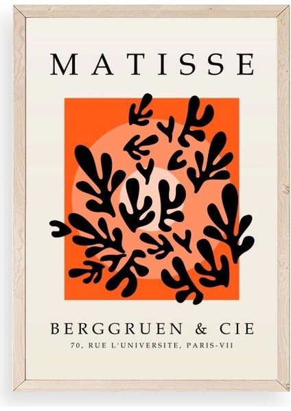 Yapraklar Ahşap Çerçeveli Tablo