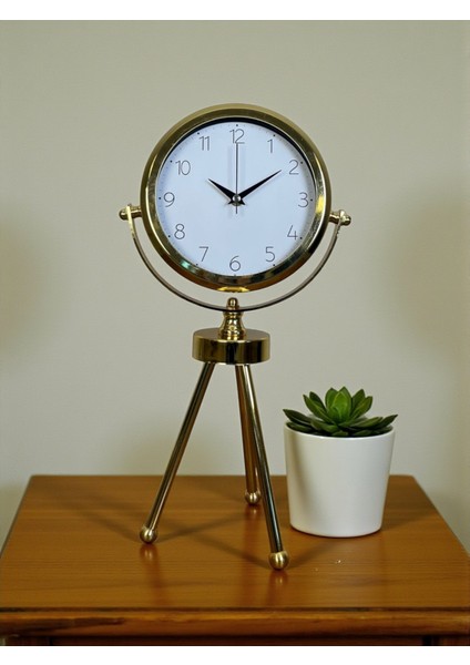 Zentime Lüks Üç Ayaklı Masa Saati