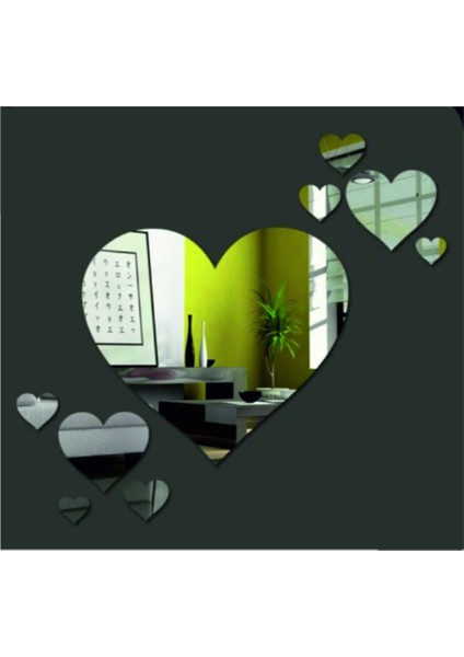 Kalp Desen Duvar Dekor