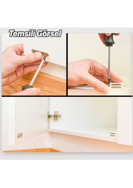 Paslanmaz Metal Mıknatıslı Çıt Çıt 8,5 cm Kapak Tutucu Dolap Çekmece Kapatma Mekanizması modelleri