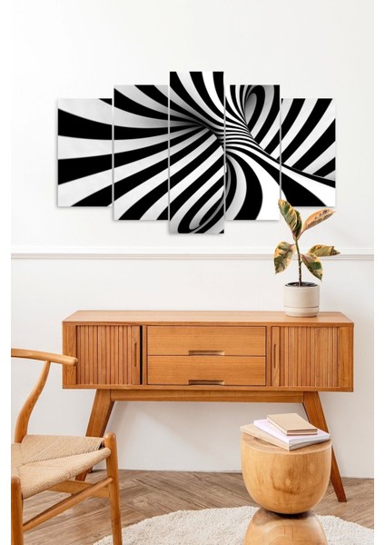 Opalizm Manzarası 5 Parçalı Mdf Tablo fiyatları