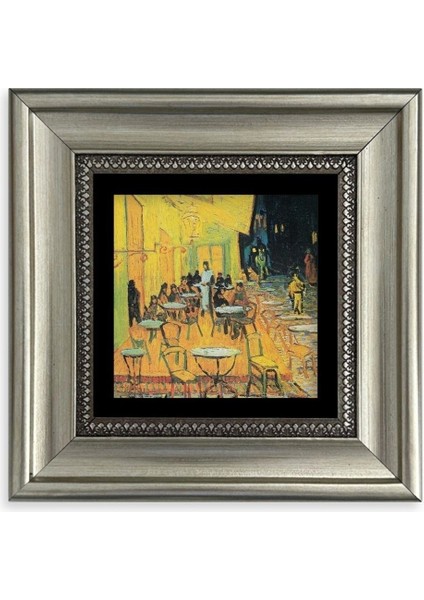 Kafe Çerçeveli Taş Tablo