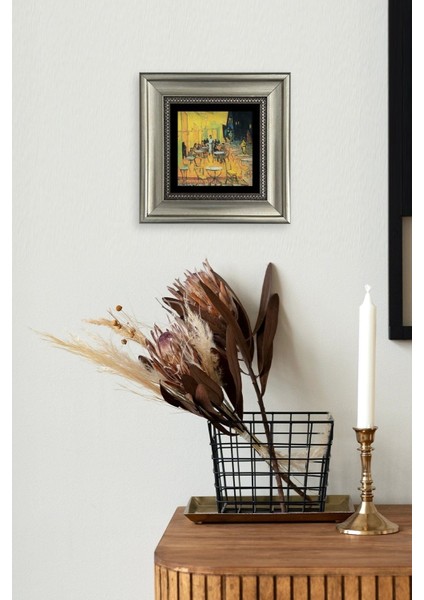 Kafe Çerçeveli Taş Tablo fiyatları