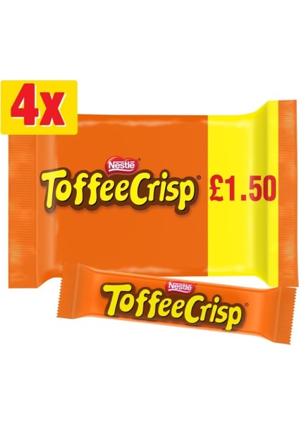 Nestlé Toffee Crisp 4'lü Paket (4X31G) 124G
