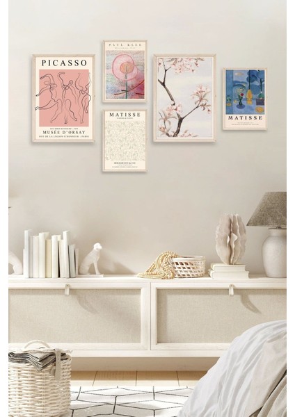 Ünlü Tablo Seti 5'li Tablo