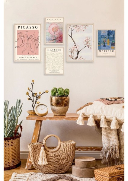 Ünlü Tablo Seti 5'li Tablo fiyatları