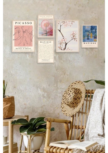 Ünlü Tablo Seti 5'li Tablo modelleri