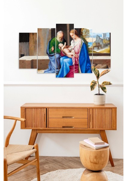 Insan Manzarası 5 Parçalı Mdf Tablo fiyatları