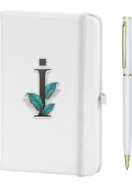 I Harfi Çiçek Baskılı Defter