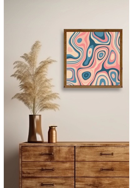 Soyut Ahşap Çerçeveli Tablo fiyatları