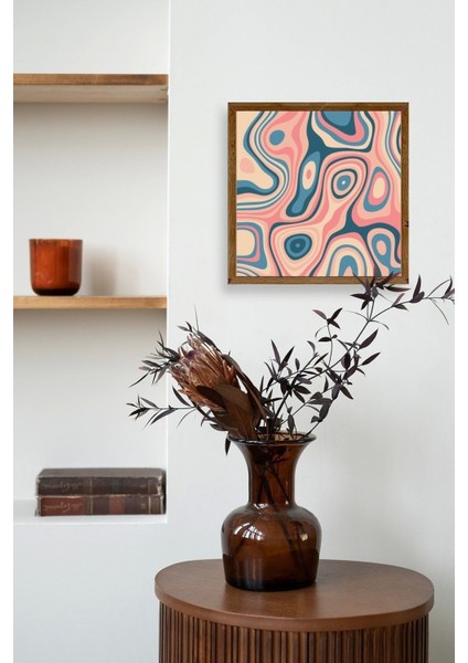 Soyut Ahşap Çerçeveli Tablo modelleri