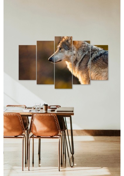 Kurt 5 Parçalı Mdf Tablo