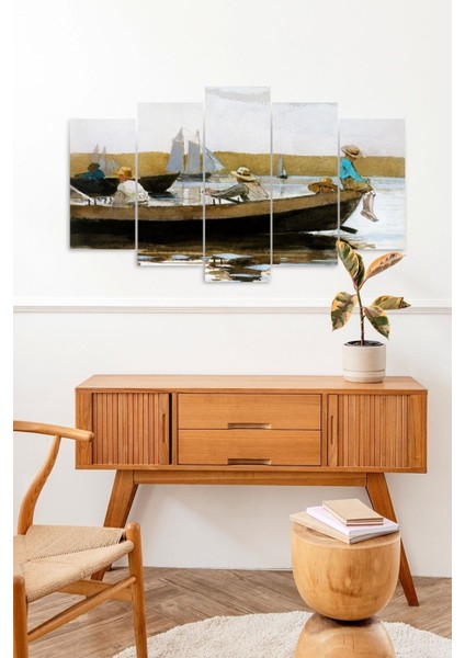 Deniz Manzarası 5 Parçalı Mdf Tablo fiyatları