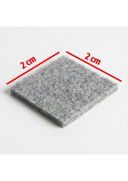 Zemin Koruyucu Keçe 20X20 mm Yapışkanlı (50'li Paket) Masa Sandalye Mobilya Koltuk Ayak Keçesi Kare fiyatları