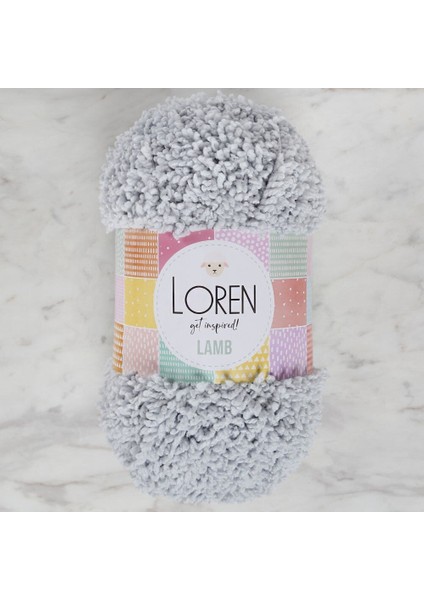 Lamb Açık Gri El Örgü Ipi - R044