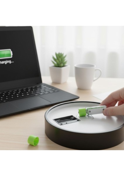 USB Şarjlı 1450MAH Aa 1.2V Lityum Kalem – 4'lü Set, Tekrar Şarj Edilebilir Uzun Ömürlü modelleri