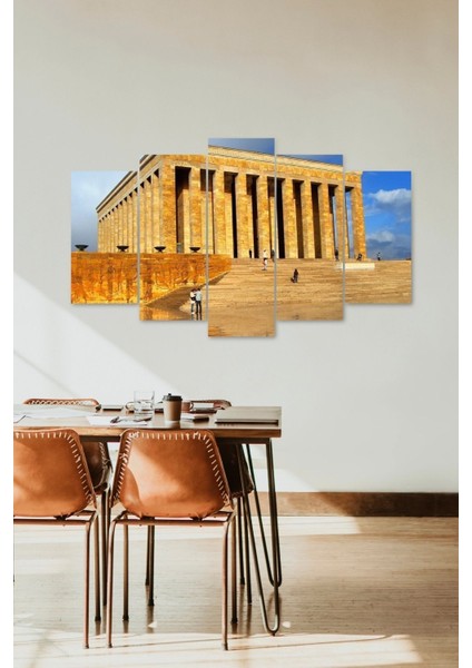 Anıtkabir 5 Parçalı Mdf Tablo