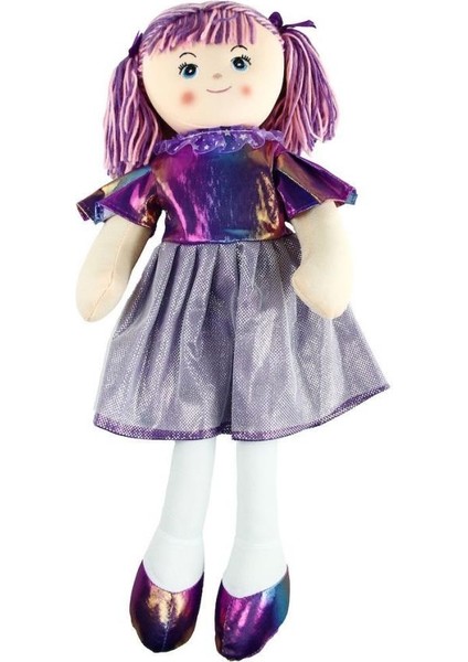 AY950C Parlak Elbiseli Bez Bebek 50 cm -Vardem fırsatları