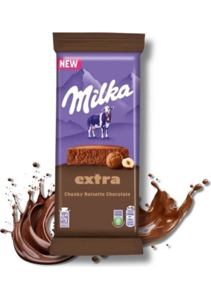 Extra Chunky Noisette Chocolate 190G – Fındıklı Sütlü Çikolata
