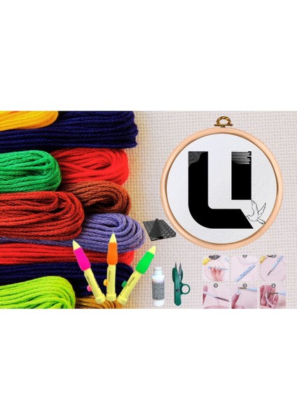 Punch Seti Nakış Seti Kasnaklı Kendin Yap Seti Seri 91