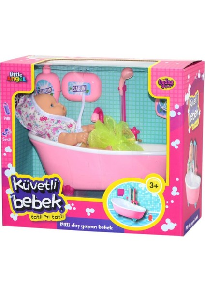 02605 Pilli Küvette Duş Yapan Bebek