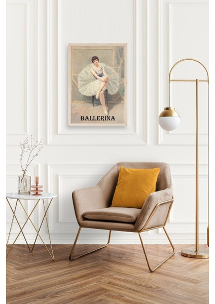 Ballerina Ahşap Çerçeveli Tablo fiyatları