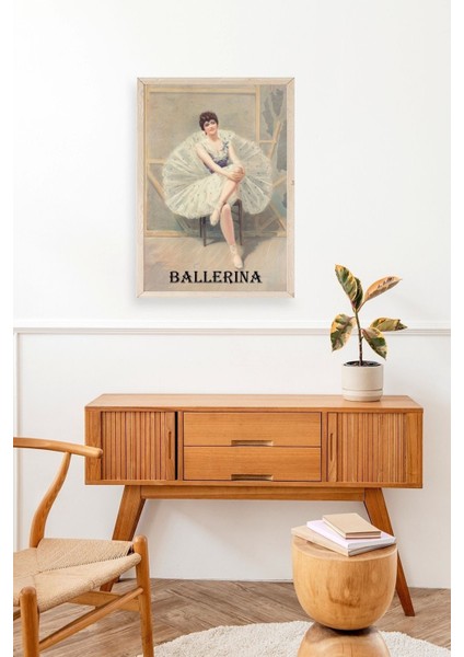 Ballerina Ahşap Çerçeveli Tablo modelleri