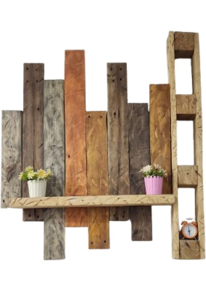 El Yapımı Ahşap Duvar Rafı fiyatları