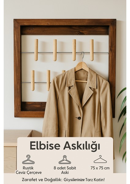 El Yapımı Ahşap Duvar Rafı fırsatları