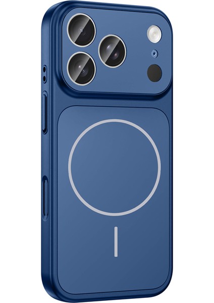 iPhone 17 Pro Max Kılıf Dönüştürücü Görünümlü M-Safe Şarj Özellikli Kamera Korumalı Formen Kapak - Siyah