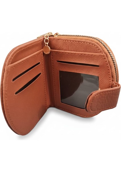 Kadın Çıtçıtlı Para ve Kart Bölmeli Mini Cüzdan fırsatları