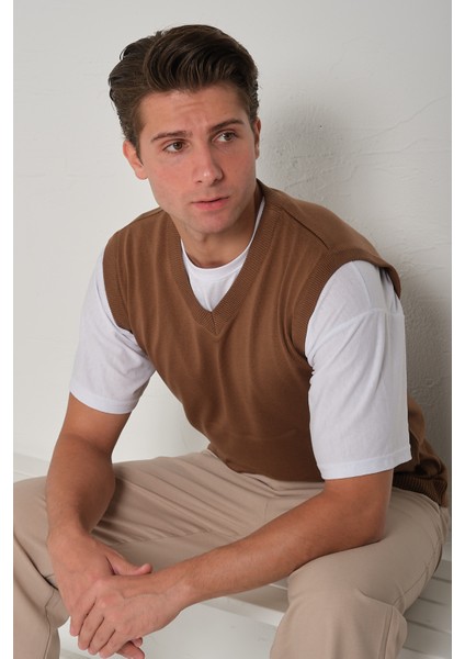 Erkek Triko Basic Süveter