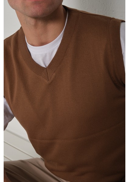 Erkek Triko Basic Süveter