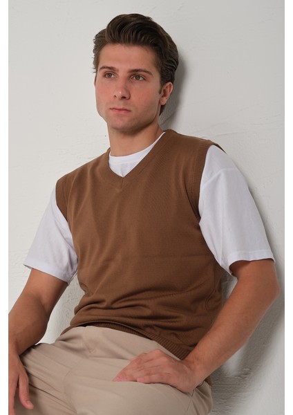 Erkek Triko Basic Süveter