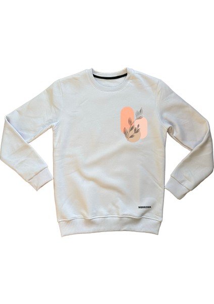 Kadın Beyaz Baskılı Sweatshirt fiyatları