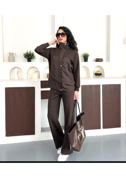 Kadın Paraşüt Garnili Eşofman Takım 2342 – K indirimleri