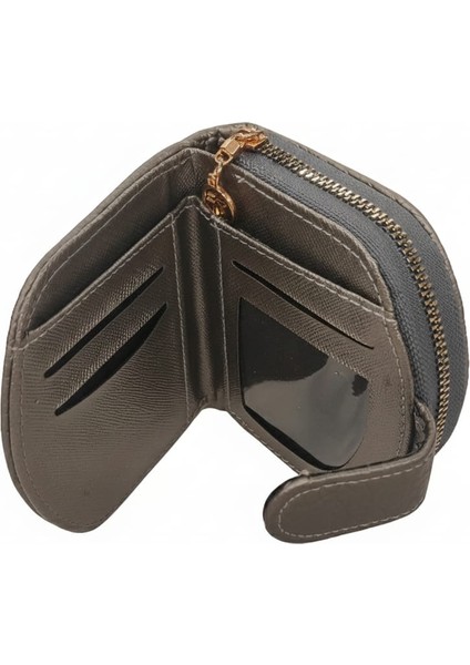 Kadın Çıtçıtlı Para ve Kart Bölmeli Mini Cüzdan fırsatları