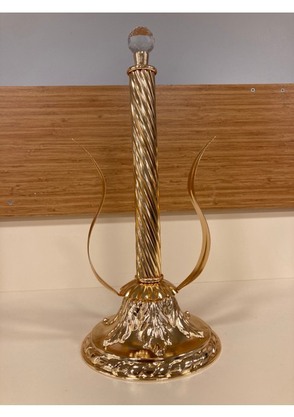 Kağıt Havluluk Mutfak Banyo Pirinç Altın Renk