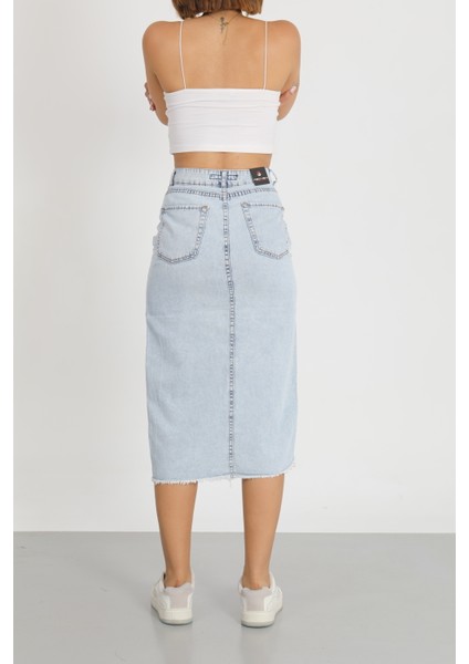 Yırtmaçlı Kot Etek fırsatları