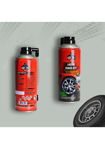 Gd 24 Lastik Tamir Kiti - Lastik Tamir Köpüğü 400 ml fiyatları