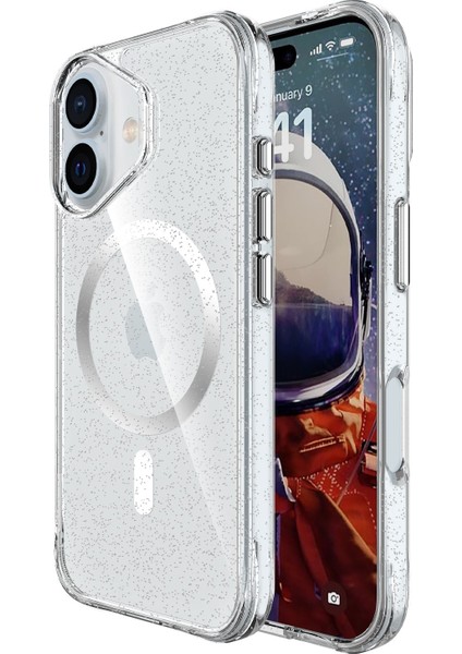 iPhone 16 Plus Magsafe Simli Kılıf Shock Pocket Darbe Emici Teknolojili Çizilmeye Dayanıklı