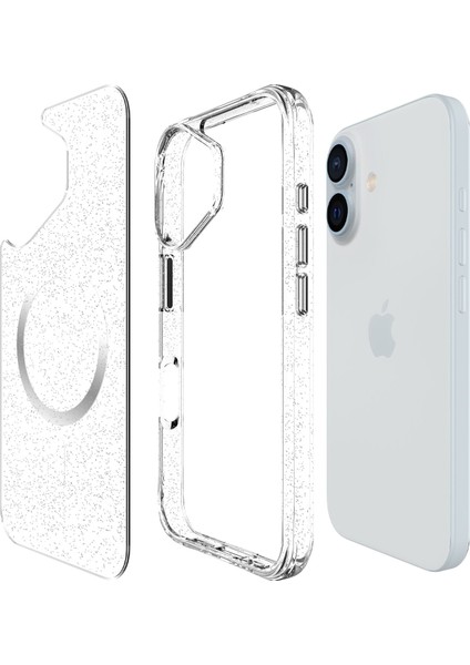 iPhone 16 Plus Magsafe Simli Kılıf Shock Pocket Darbe Emici Teknolojili Çizilmeye Dayanıklı fırsatları