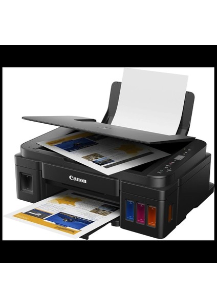 Pıxma G2410, Renkli, Mürekkep Tanklı, Yazıcı, Tarayıcı, Fotokopi +1 Şişe Siyah Mürekkep Hediye fiyatları