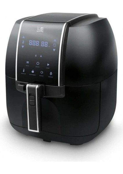 Genis Kapasiteli Siyah Airfryer 5l, Pratik ve Sağlıklı Pişirme