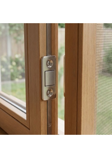 Mıknatıslı Küçük Metal Çıt Çıt Kapı Pencere Için Sineklik Kümes Pencere ve Kapıları Için Tutucu fırsatları