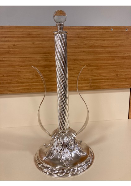 Kağıt Havluluk Mutfak Banyo Pirinç Gümüş Renk