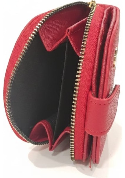 Kadın Çıtçıtlı Para ve Kart Bölmeli Mini Cüzdan indirimleri