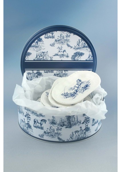 Inci Serisi Mavi Ingiliz 8 Parça Porselen Pasta Takımı fiyatları