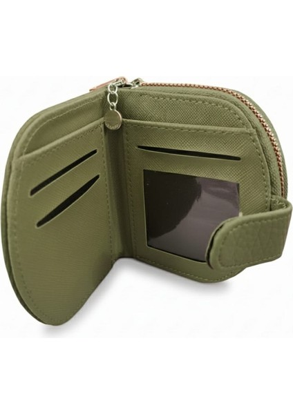 Kadın Çıtçıtlı Para ve Kart Bölmeli Mini Cüzdan fırsatları